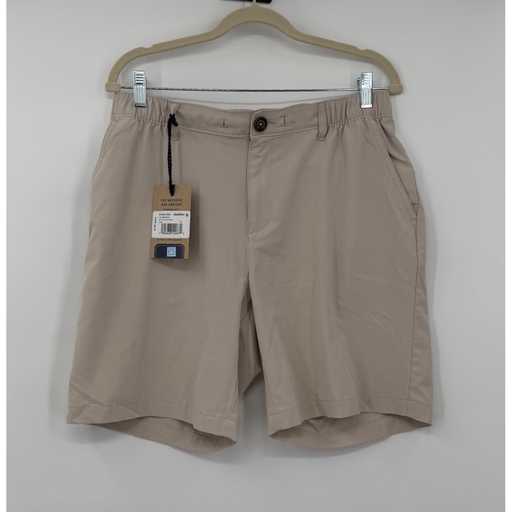 Chubbies Everywear Shorts Mens Large Tan The Khakinators 8.0" Inseam Stretch New